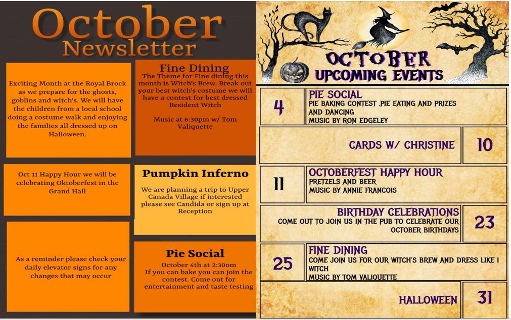 October Calendar 2